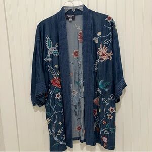 Johnny Was Denim Blue Jacket